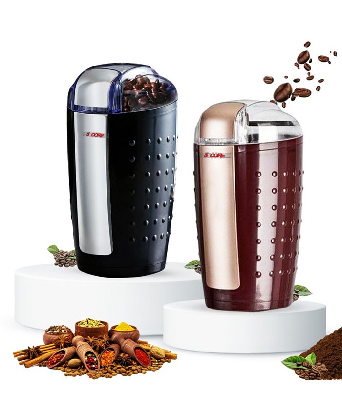 5 Core Coffee Grinder Herb Grinder Espresso Machine w Stainless Steel