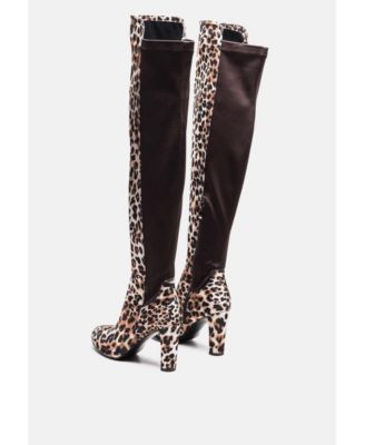 fauna knee high block heeled boots