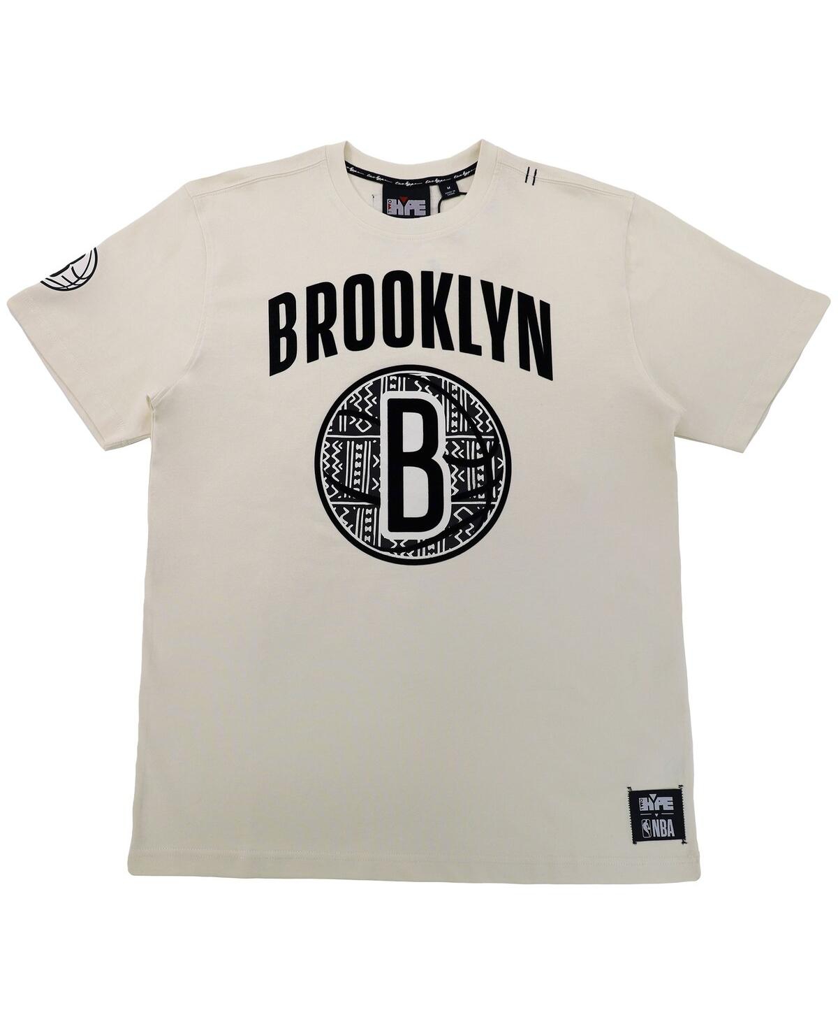 Shop Two Hype Men's And Women's Nba X  Cream Brooklyn Nets Culture & Hoops T-shirt