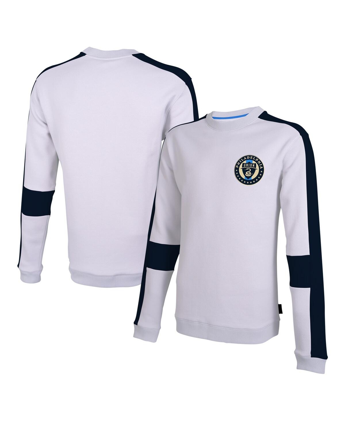 Shop Stadium Essentials Men's  White Philadelphia Union Half Time Pullover Sweatshirt