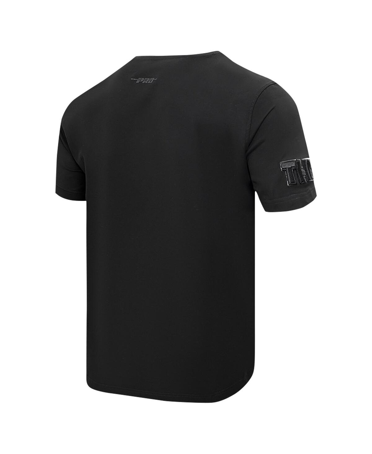 Shop Pro Standard Men's  Ohio State Buckeyes Triple Black T-shirt