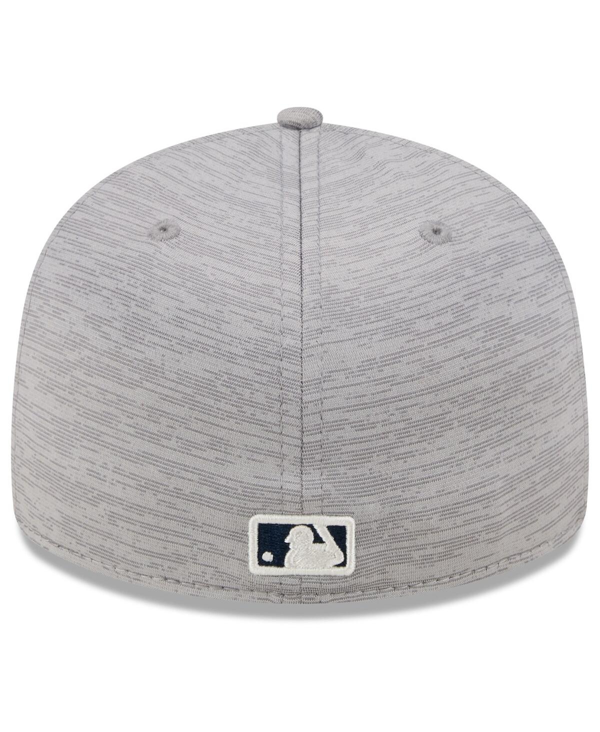 Men's New EraAtlanta Braves 2024 Clubhouse Low Profile 59FIFTY Fitted Hat - Gray