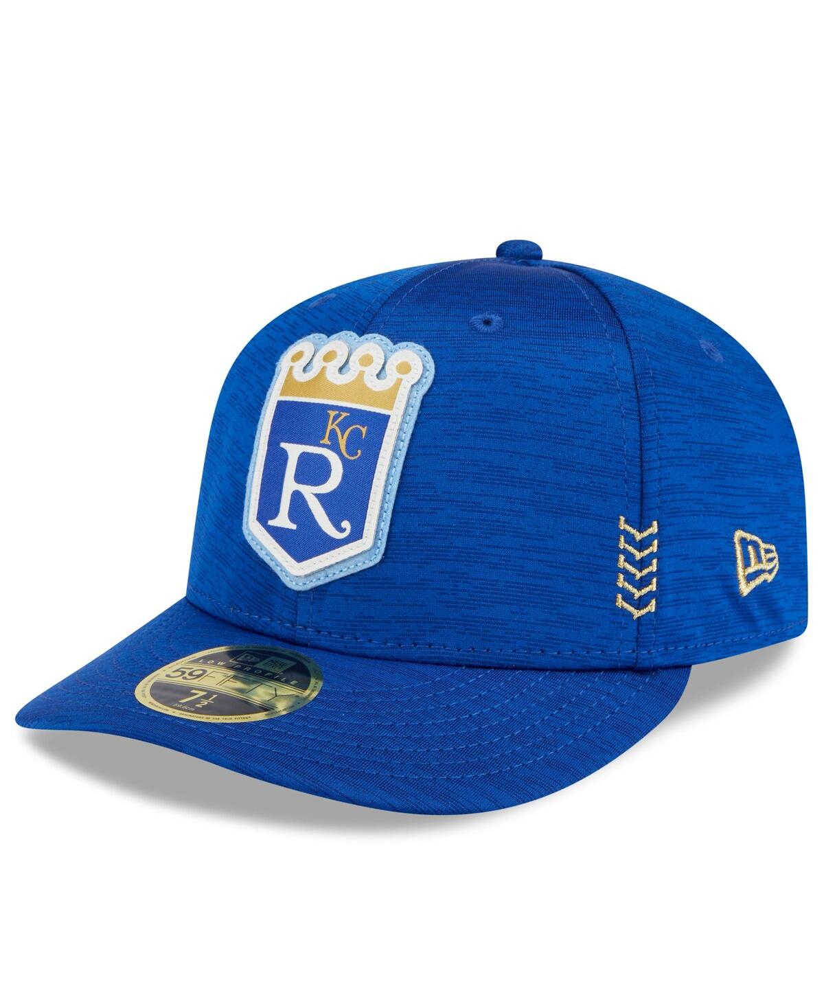 NEW ERA MEN'S NEW ERA ROYAL KANSAS CITY ROYALS 2024 CLUBHOUSE LOW PROFILE 59FIFTY FITTED HAT