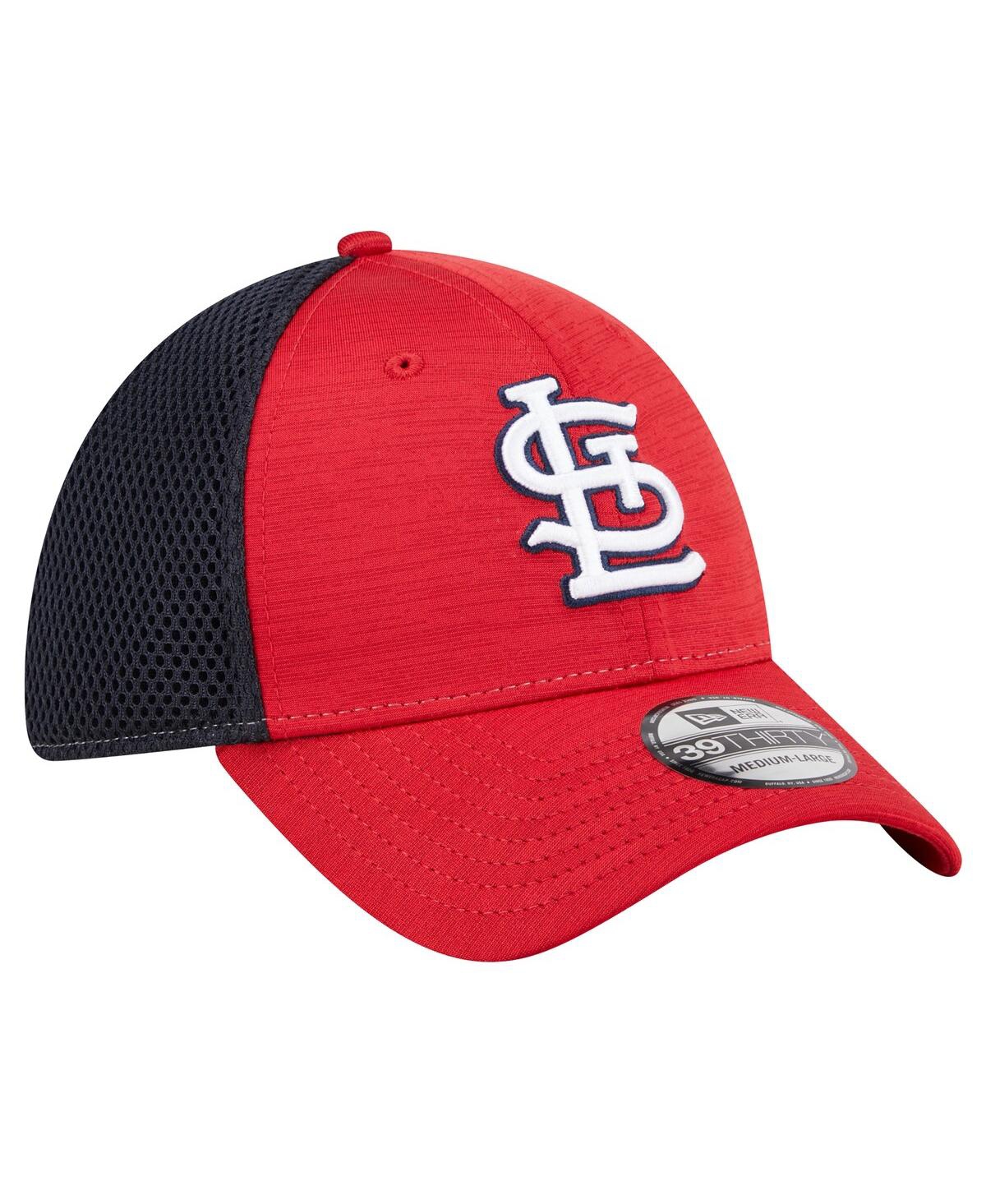 Shop New Era Men's  Red St. Louis Cardinals Neo 39thirty Flex Hat