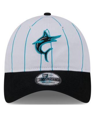 Men's White Miami Marlins 2024 Batting Practice 9TWENTY Adjustable Hat
