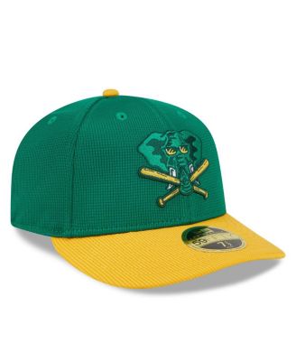 Men's Kelly Green Oakland Athletics 2024 Batting Practice Low Profile 59FIFTY Fitted Hat