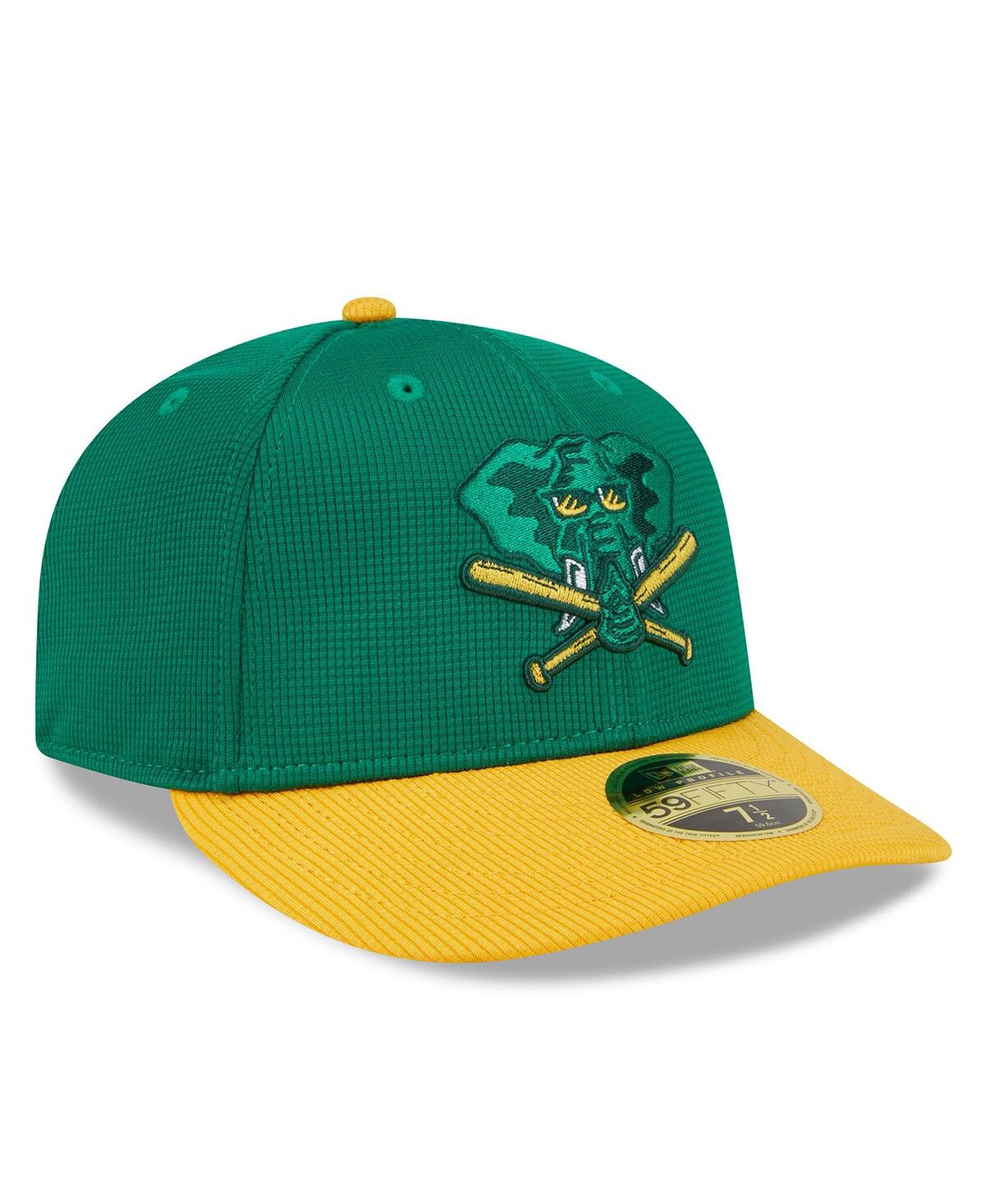 New Era Kelly Green Oakland Athletics 2024 Batting Practice Low Profile 59fifty Fitted Hat In Kelly Green