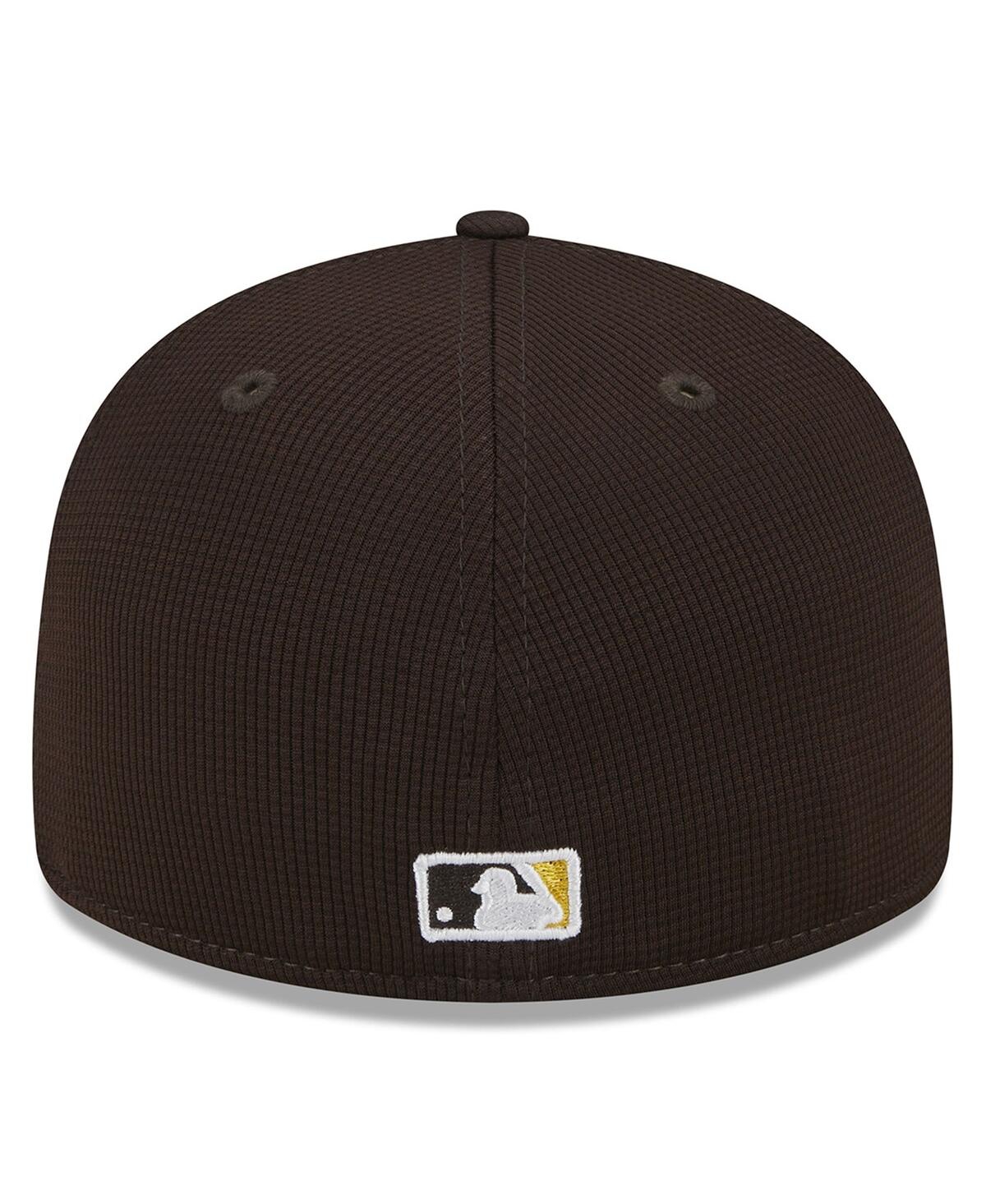 Men's New EraSan Diego Padres 2024 Batting Practice Low Profile 59FIFTY Fitted Hat - Brown