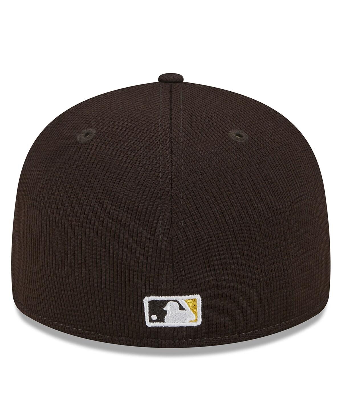 Shop New Era Men's  Brown San Diego Padres 2024 Batting Practice Low Profile 59fifty Fitted Hat