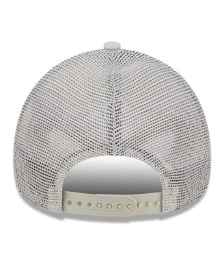 Men's Cream Atlanta United FC Established Patch 9FORTY A-Frame Trucker Adjustable Hat