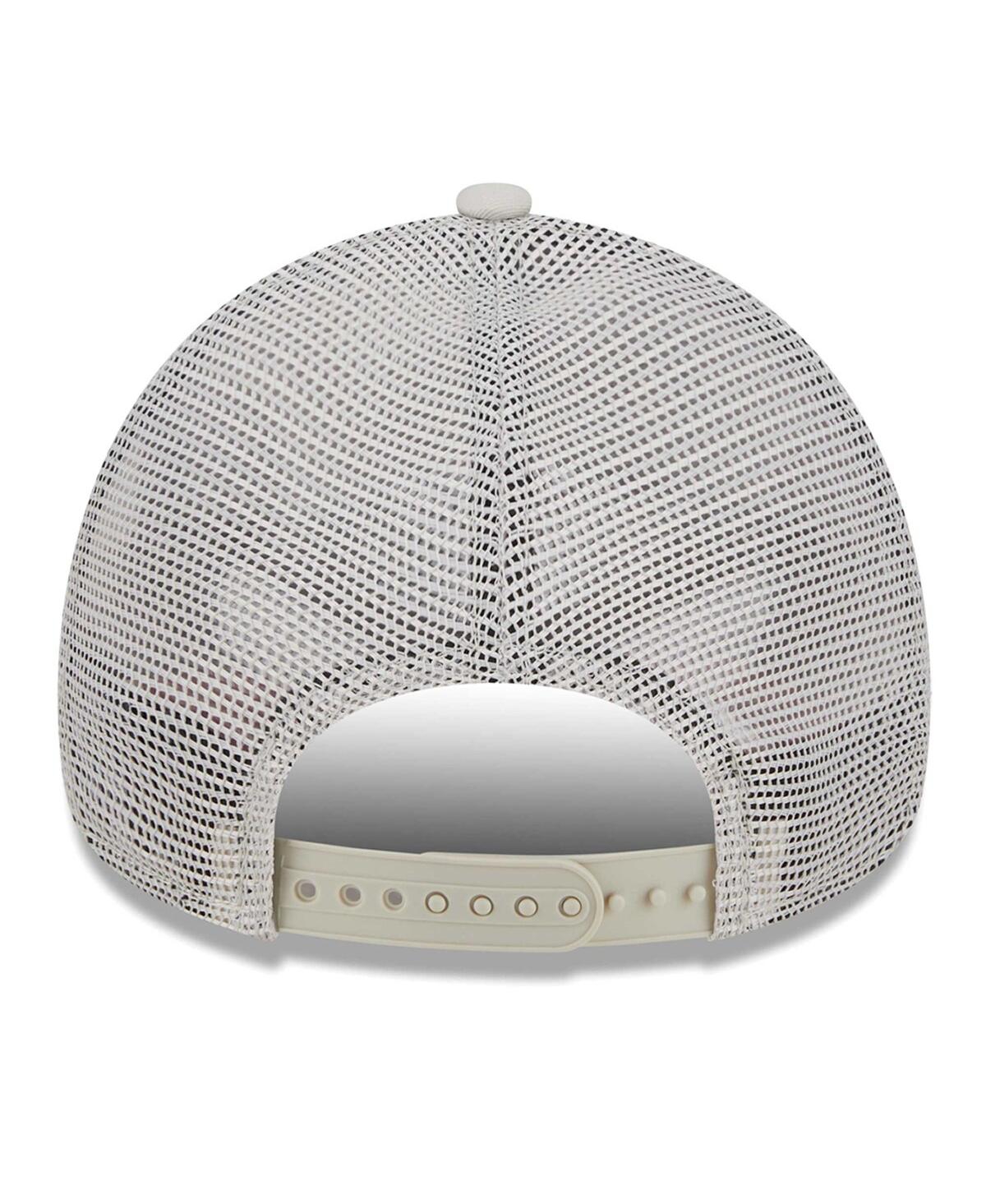 New Era Men's  Cream Atlanta United Fc Established Patch 9forty A-frame Trucker Adjustable Hat In Cream