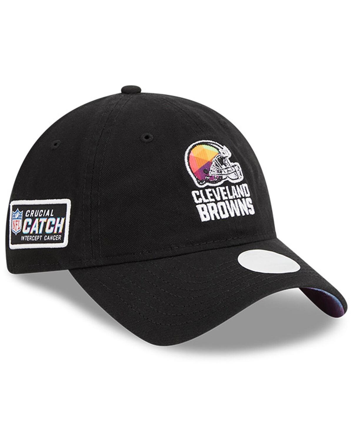 Women's New Era Black Cleveland Browns 2023 Nfl Crucial Catch 9TWENTY Adjustable Hat - Black