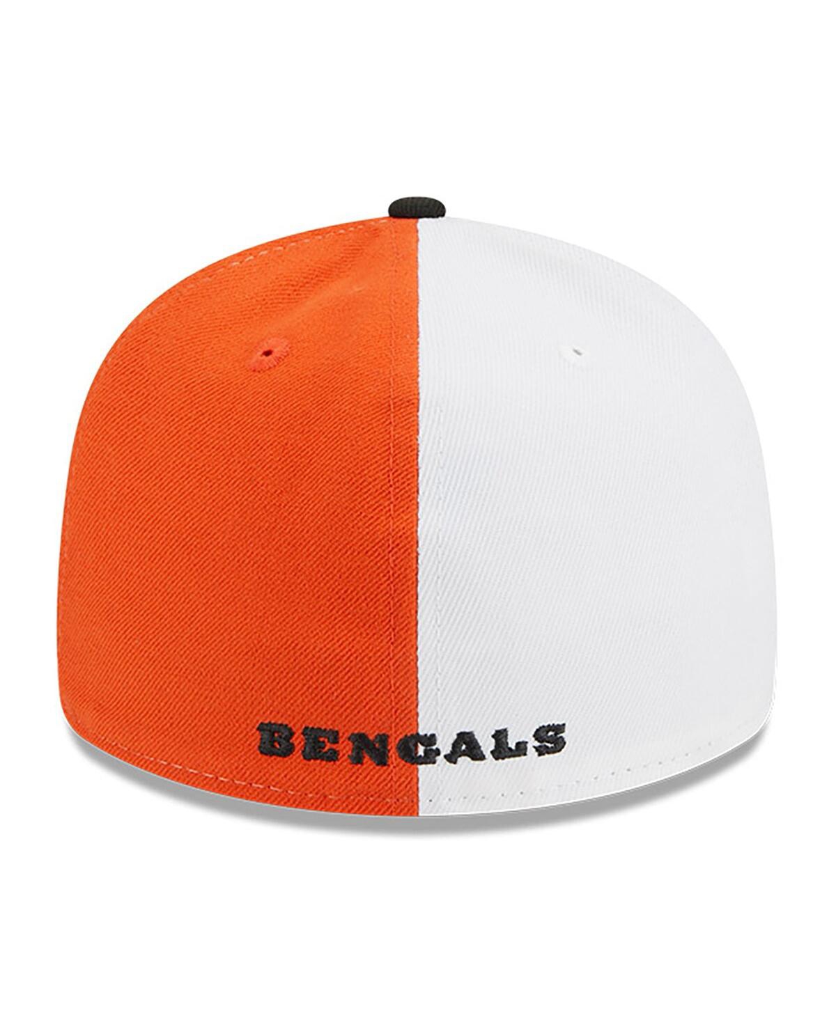 Shop New Era Men's  Orange, Black Cincinnati Bengals 2023 Sideline Low Profile 59fifty Fitted Hat In Orange,black