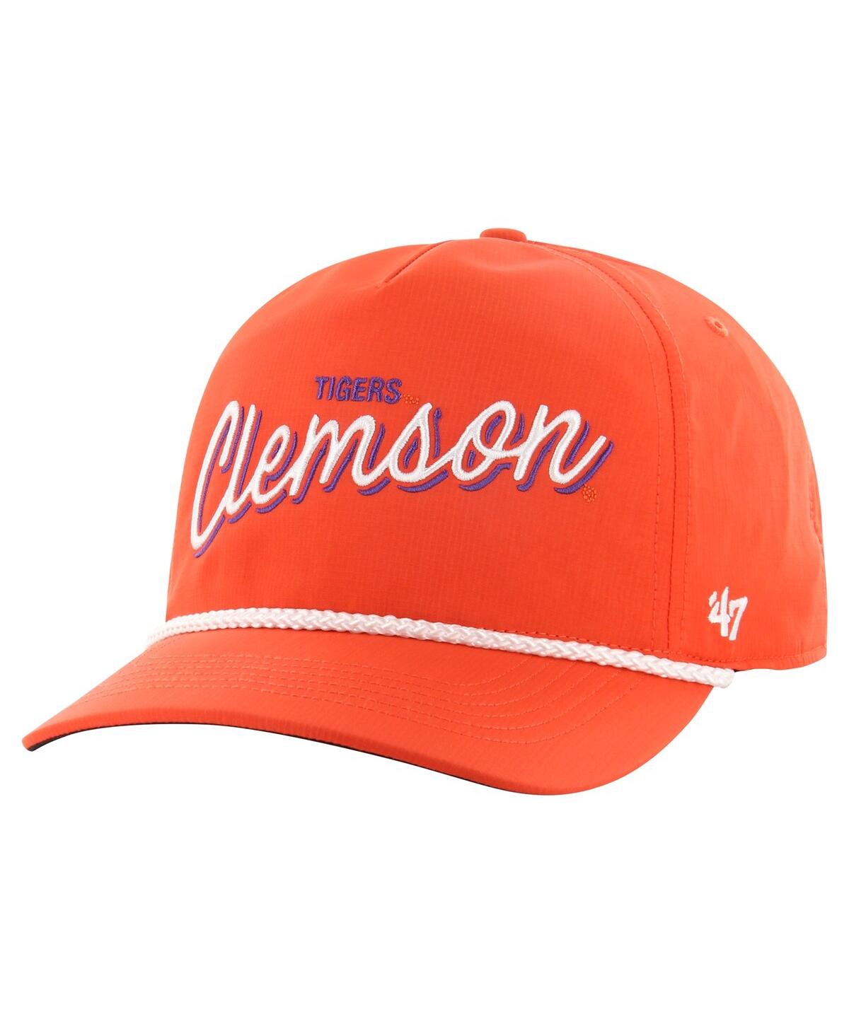 47 Brand Men's ' Orange Clemson Tigers Fairway Hitch Adjustable Hat