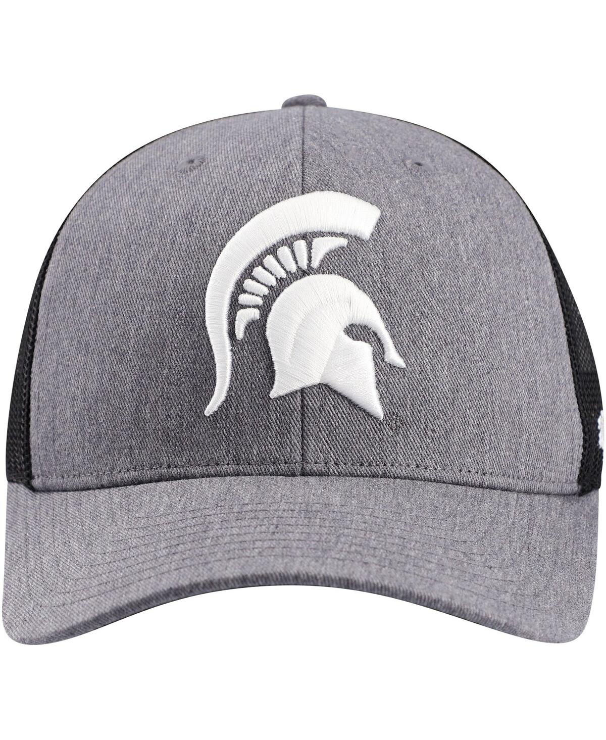 Men's '47 BrandMichigan State Spartans Carbon Trucker Adjustable Hat - Charcoal