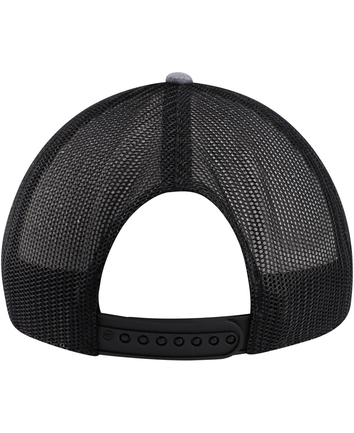 Men's '47 BrandMichigan State Spartans Carbon Trucker Adjustable Hat - Charcoal