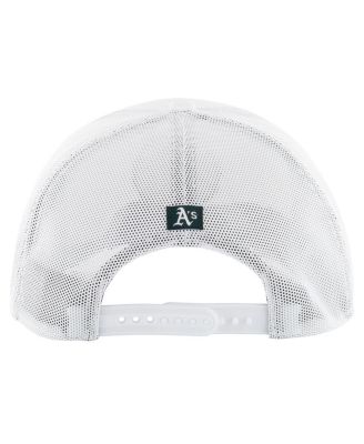 Men's White Oakland Athletics Fairway Trucker Adjustable Hat