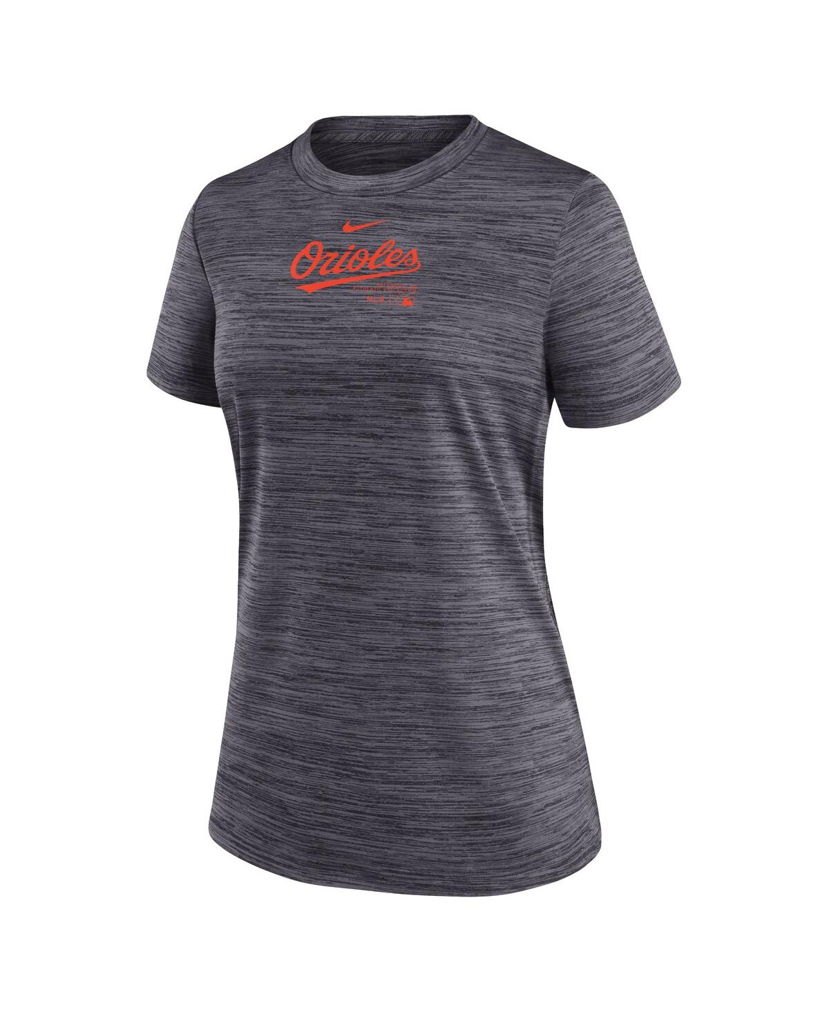 Women's NikeBaltimore Orioles Authentic Collection Velocity Performance T-shirt - Black