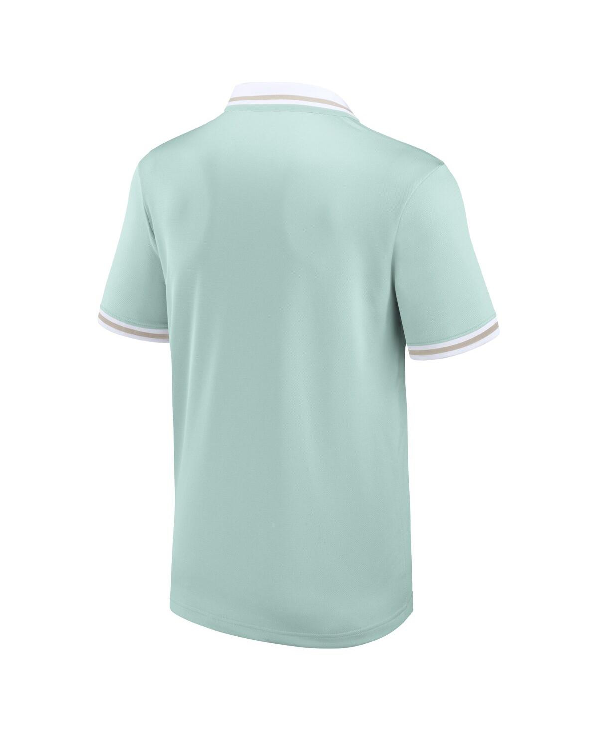 Shop Fanatics Men's  Green Formula 1 Merchandise Liquify Badge Textured Polo Shirt