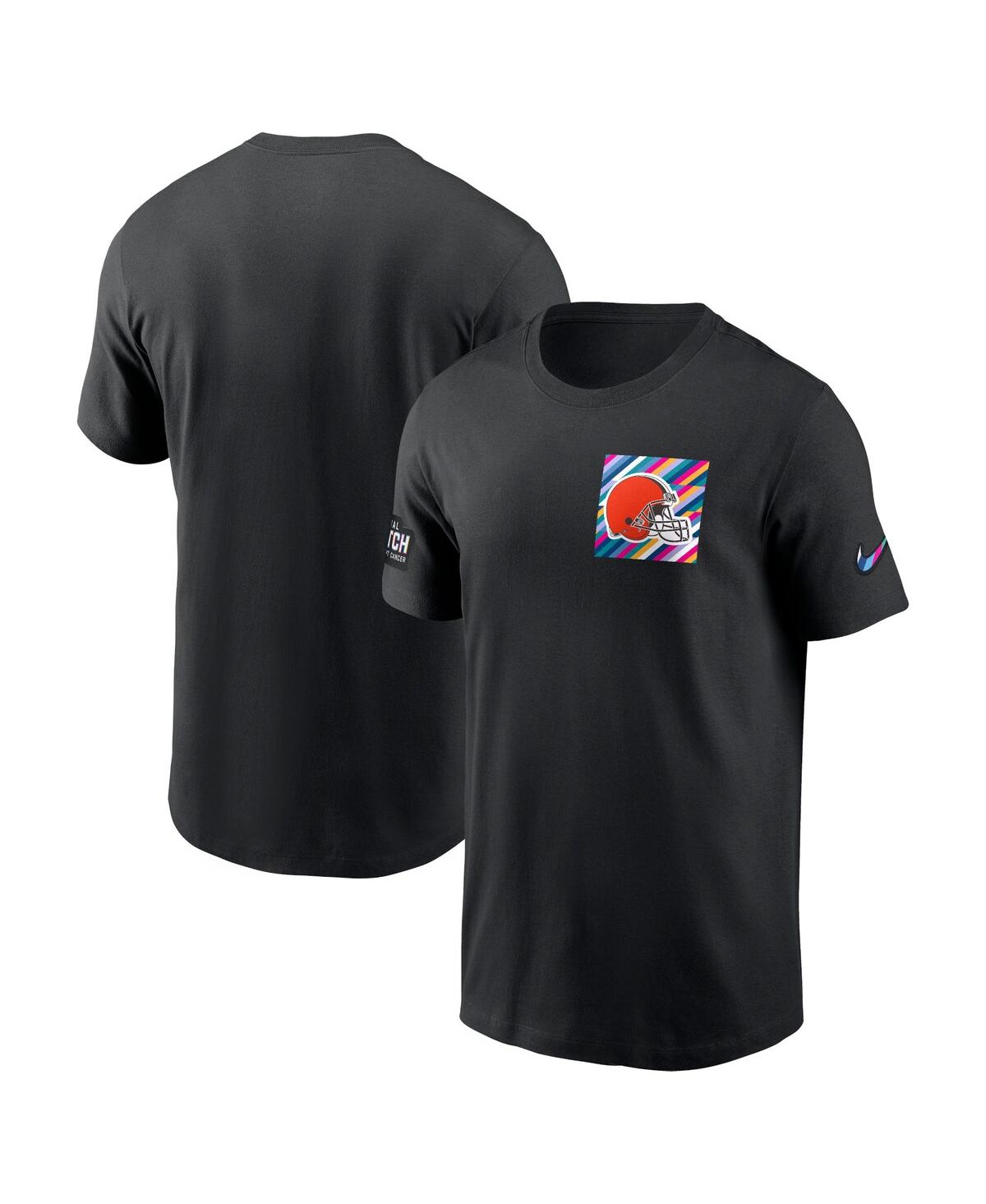Shop Nike Men's  Black Cleveland Browns 2023 Nfl Crucial Catch Sideline Tri-blend T-shirt