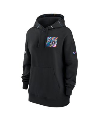 Women's Black Tennessee Titans 2023 NFL Crucial Catch Club Pullover Hoodie