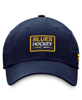 Men's Navy St. Louis Blues Authentic Pro Prime Adjustable Hat