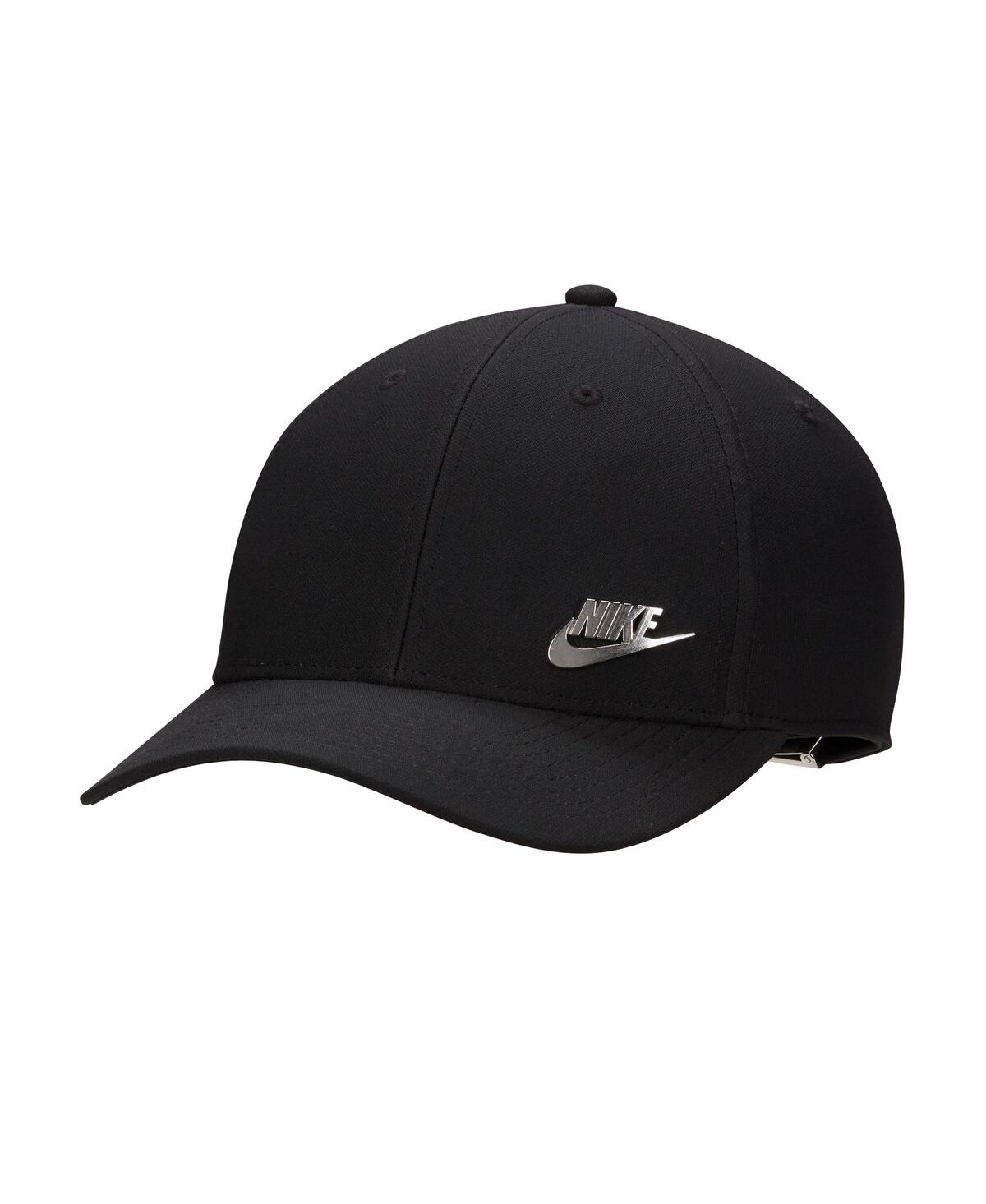 Nike Men's  Black Metal Futura Lifestyle Club Performance Adjustable Hat