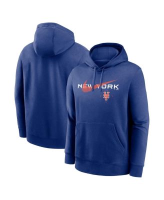 Men s Nike Royal New York Mets Swoosh NeighborHOOD Pullover Hoodie Macy s