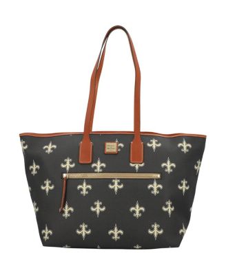 Women's New Orleans Saints Sporty Monogram Large Zip Tote Bag