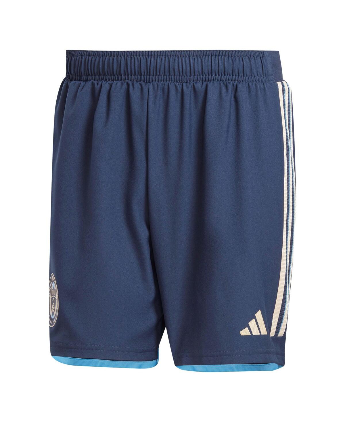 Shop Adidas Originals Men's Adidas Navy Philadelphia Union 2024 Home Aeroready Authentic Shorts