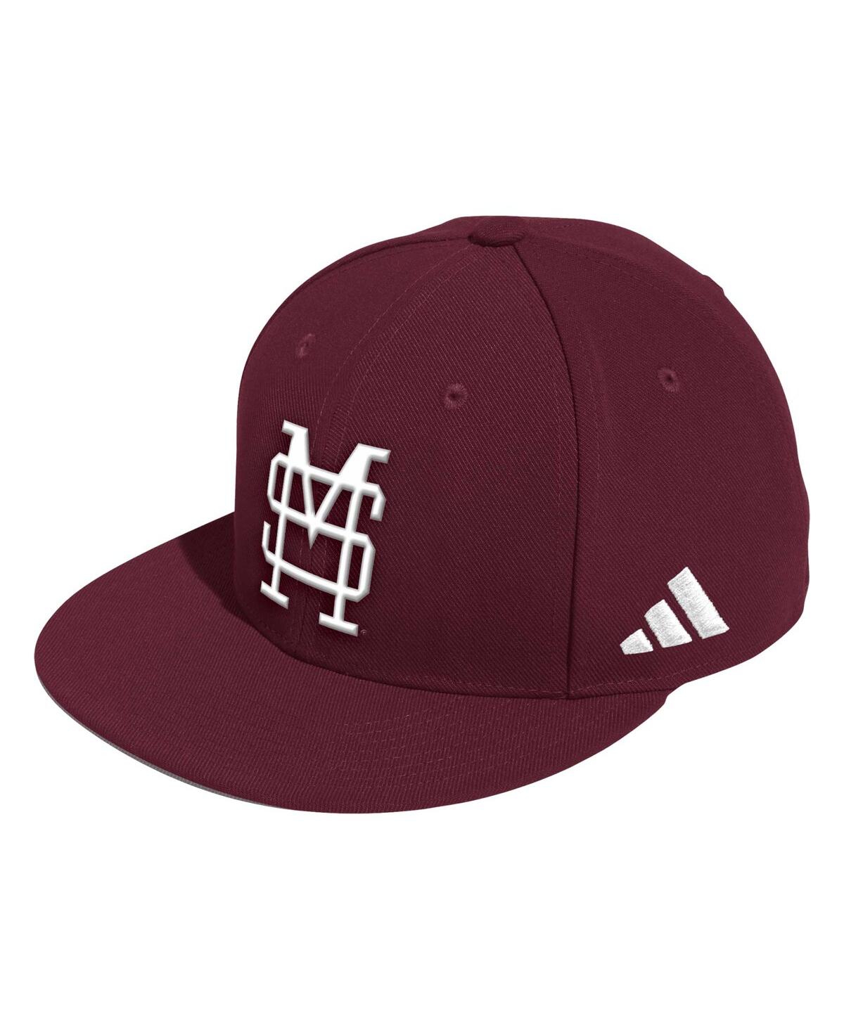 Adidas Originals Men's Adidas Maroon Mississippi State Bulldogs On-field Baseball Fitted Hat
