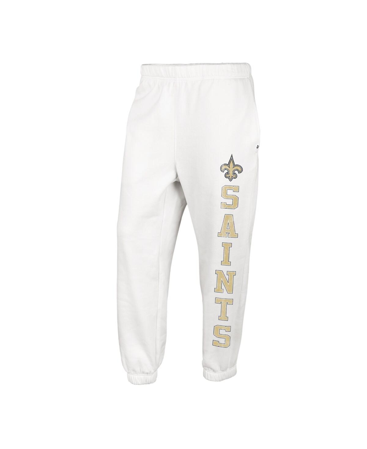 47 BRAND WOMEN'S '47 BRAND OATMEAL DISTRESSED NEW ORLEANS SAINTS HARPER JOGGERS 