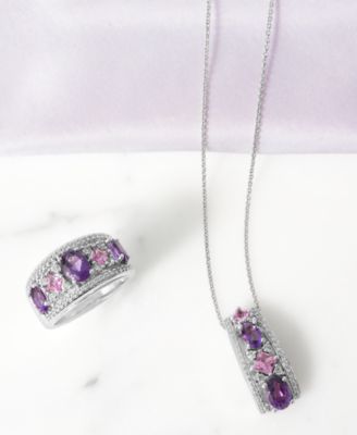 Multi-Gemstone Statement Ring (2-5/8 ct. t.w.) in Sterling Silver