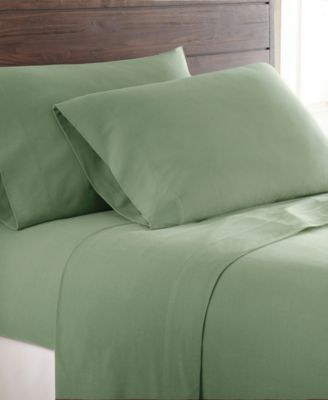 Micro Flannel Solid 3-pc Sheet Set, Twin
