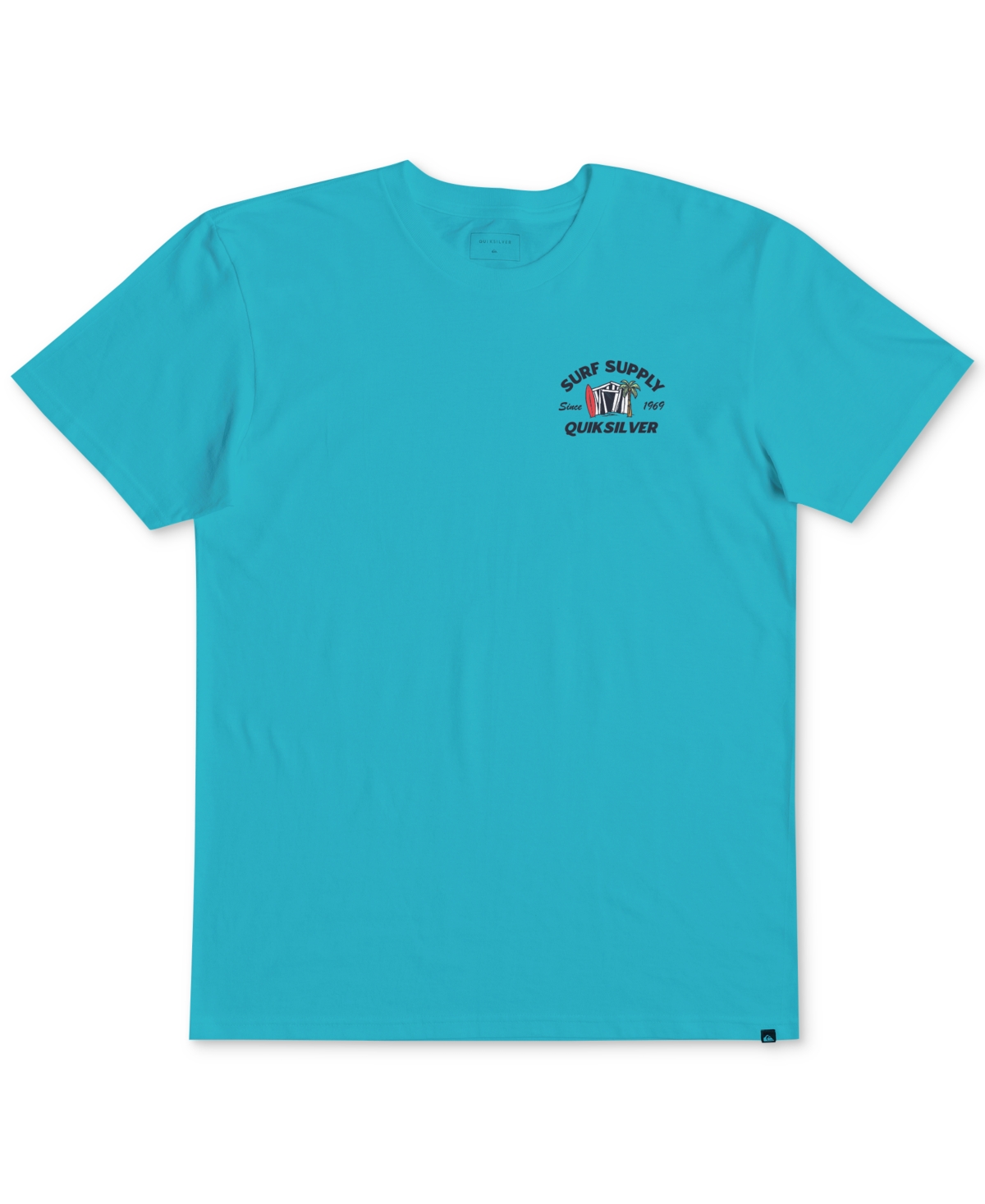 Shop Quiksilver Big Boys Surf Shacky Cotton Graphic T-shirt In Capri