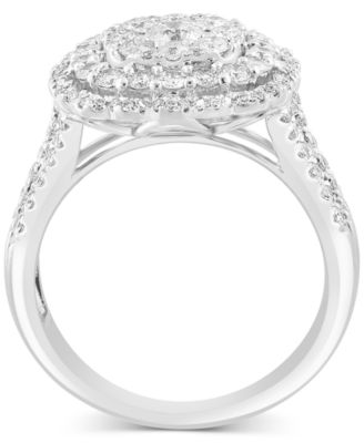EFFY&reg; Diamond Cluster Ring (1-1/3 ct. t.w.) in 14k White Gold