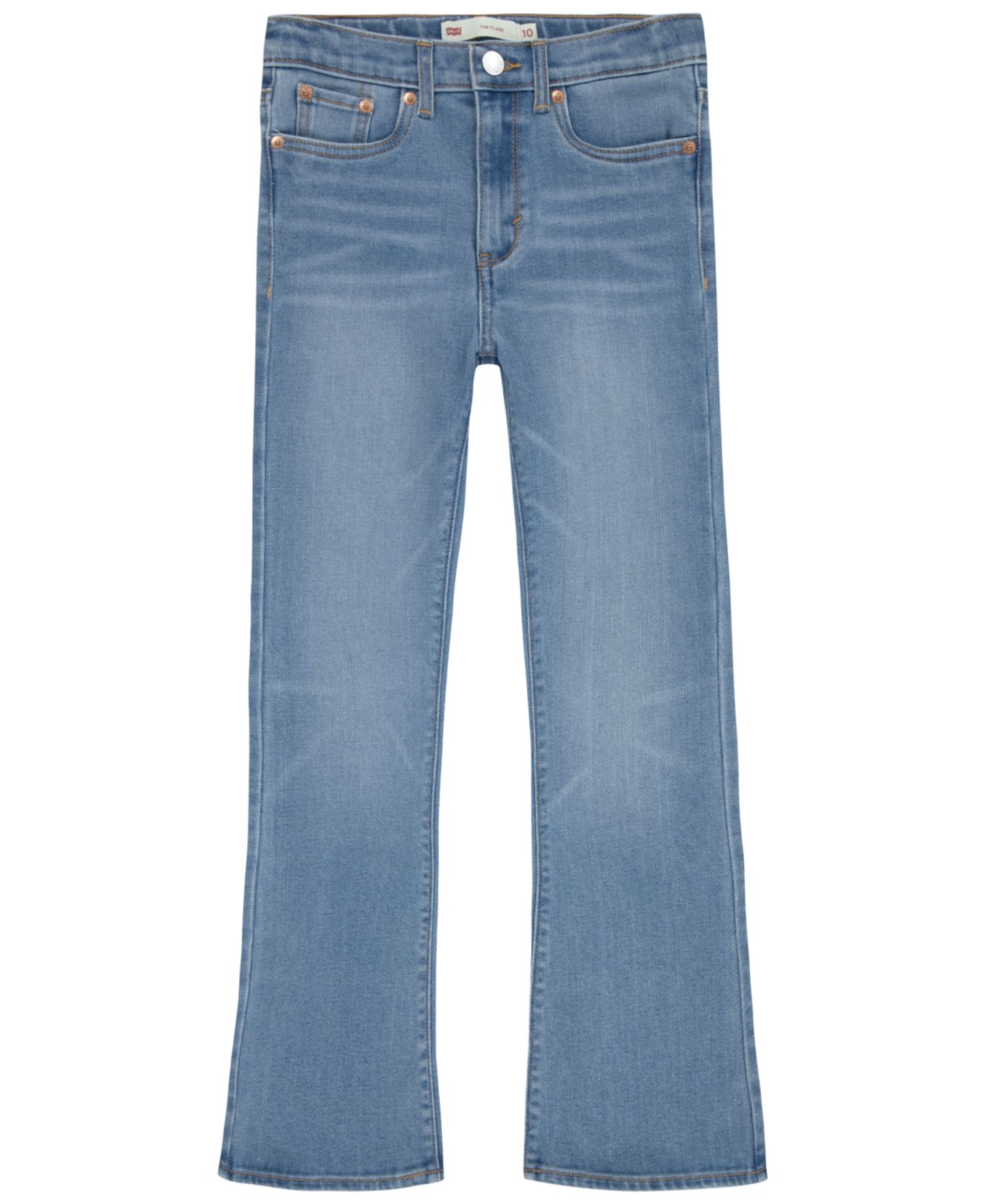 Джинсы Levi's 726 High-Rise Flare Jeans для девочек, цвет: Clean Getaway — фото 4
