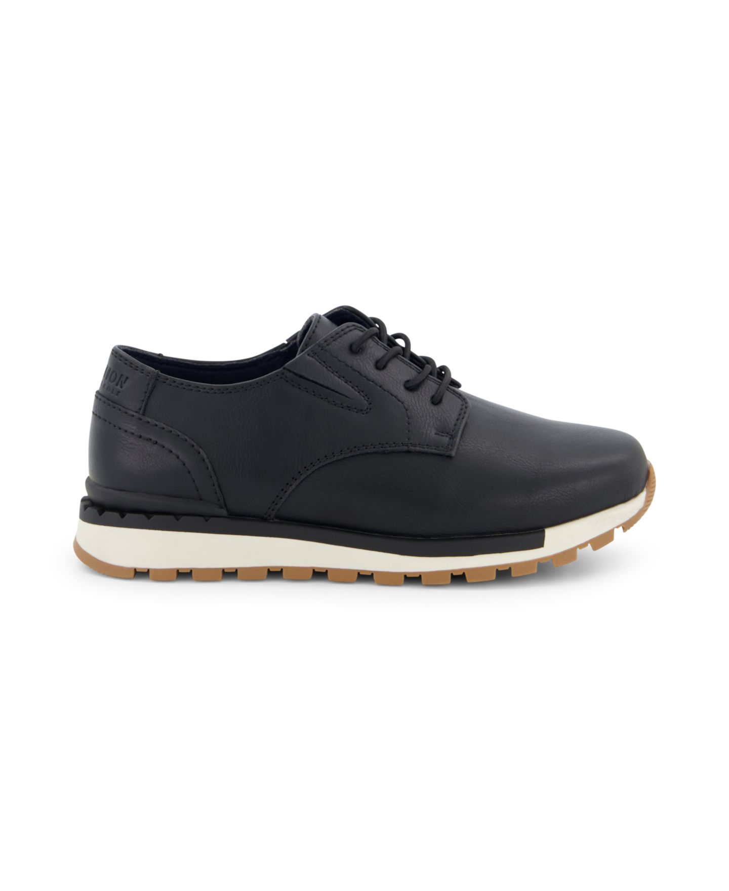 Туфли Kenneth Cole New York Kev Lace Up Casual Dress Shoes для мальчиков, цвет: Чёрный — фото 2