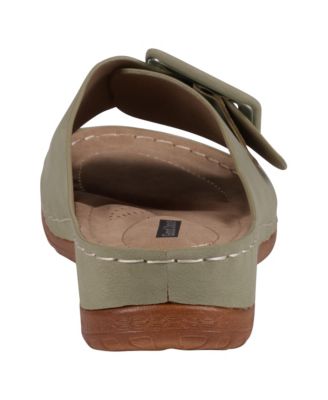 Women's Hamden Buckle Comfort Wedge Sandals