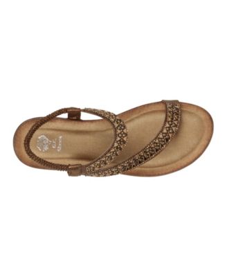 Women's Reille Jeweled Asymmetrical Flat Sandals