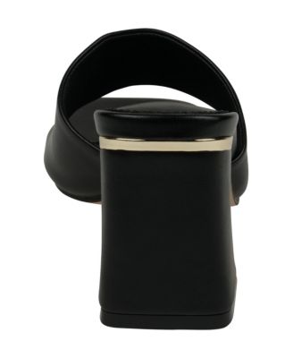 Women's Soho Square Toe Block Heel Dress Sandals