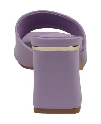 Women's Soho Square Toe Block Heel Dress Sandals