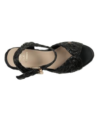 Women's Maya Raffia Platform Wedge Sandals