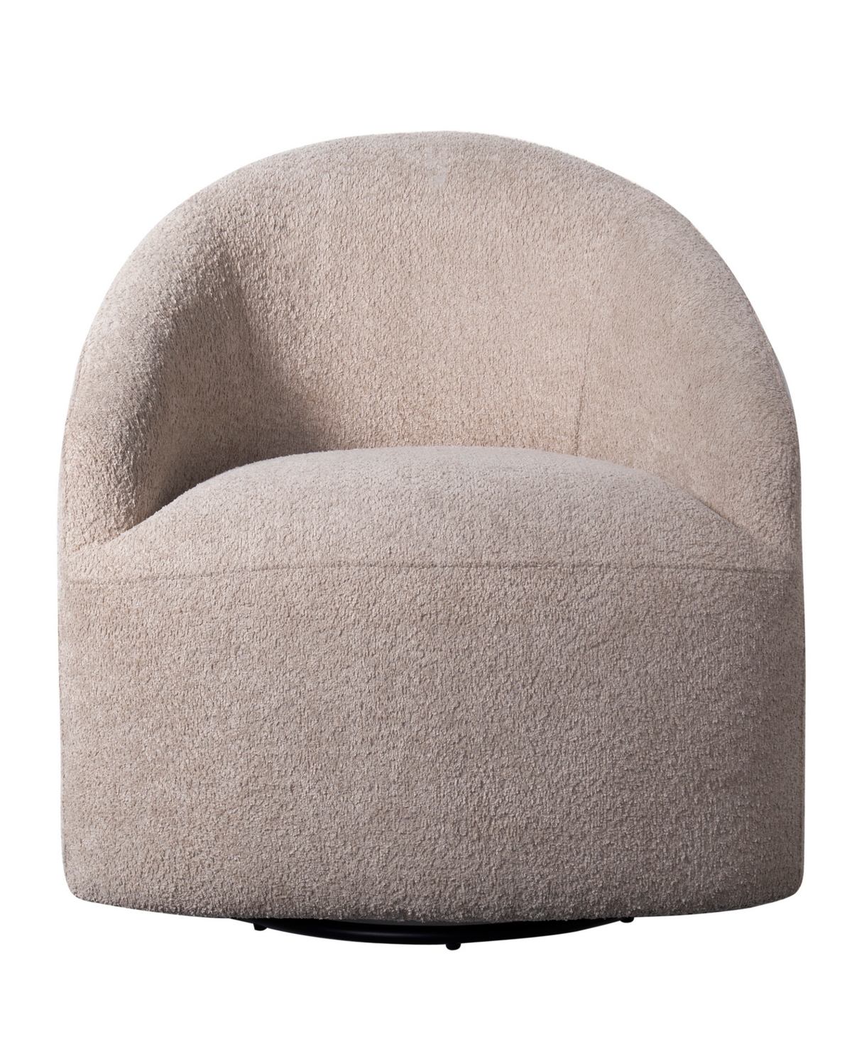 Shop Ink+ivy Bonn Upholstered 360â° Swivel Chair In Beige