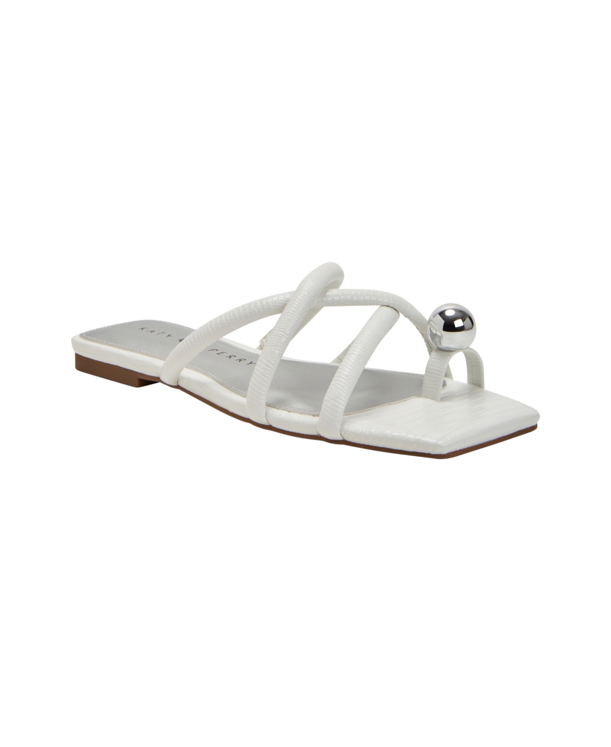 Shop Katy Perry The Camie Toe Thong Sandal In Optic White