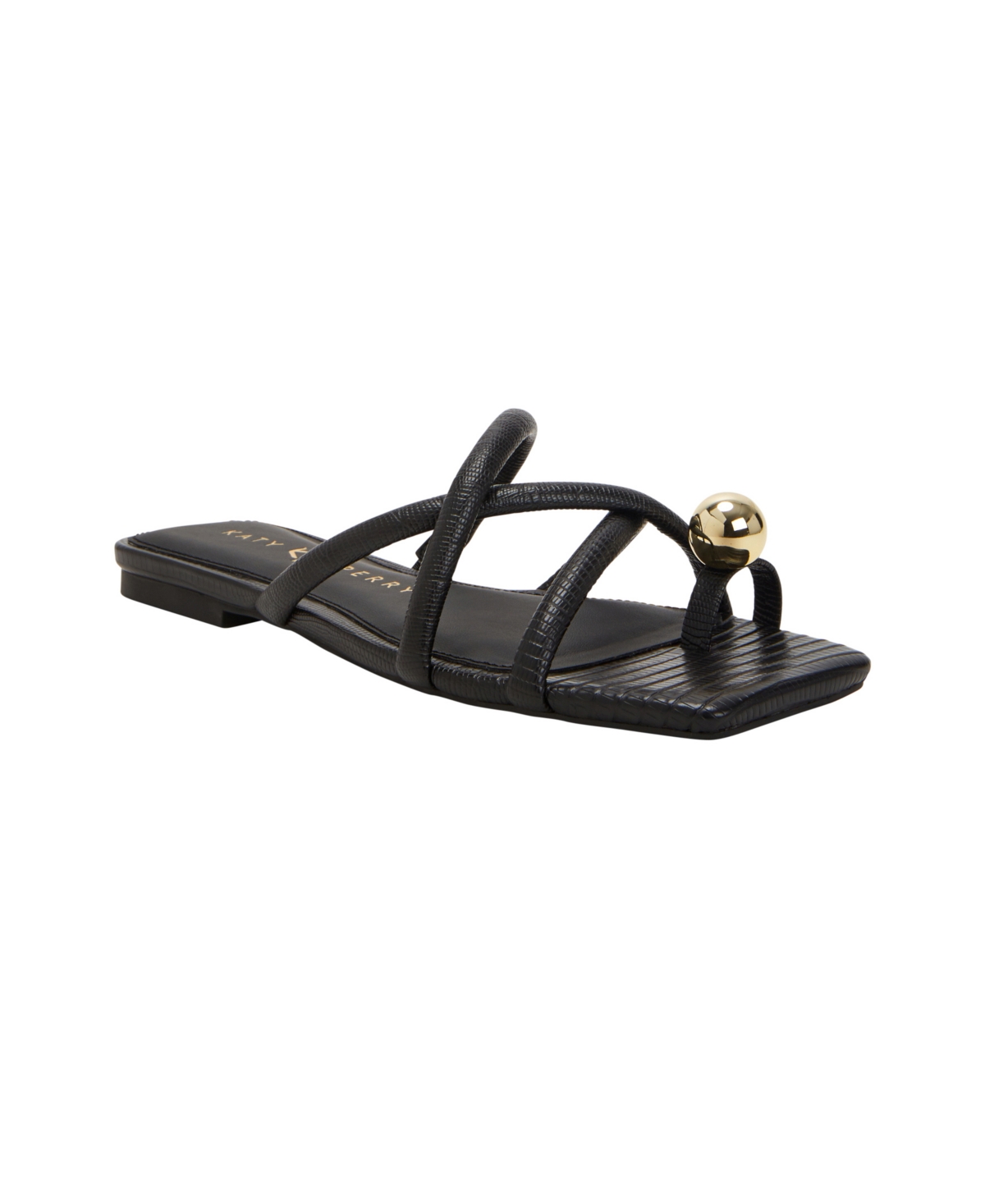 Shop Katy Perry The Camie Toe Thong Sandal In Black