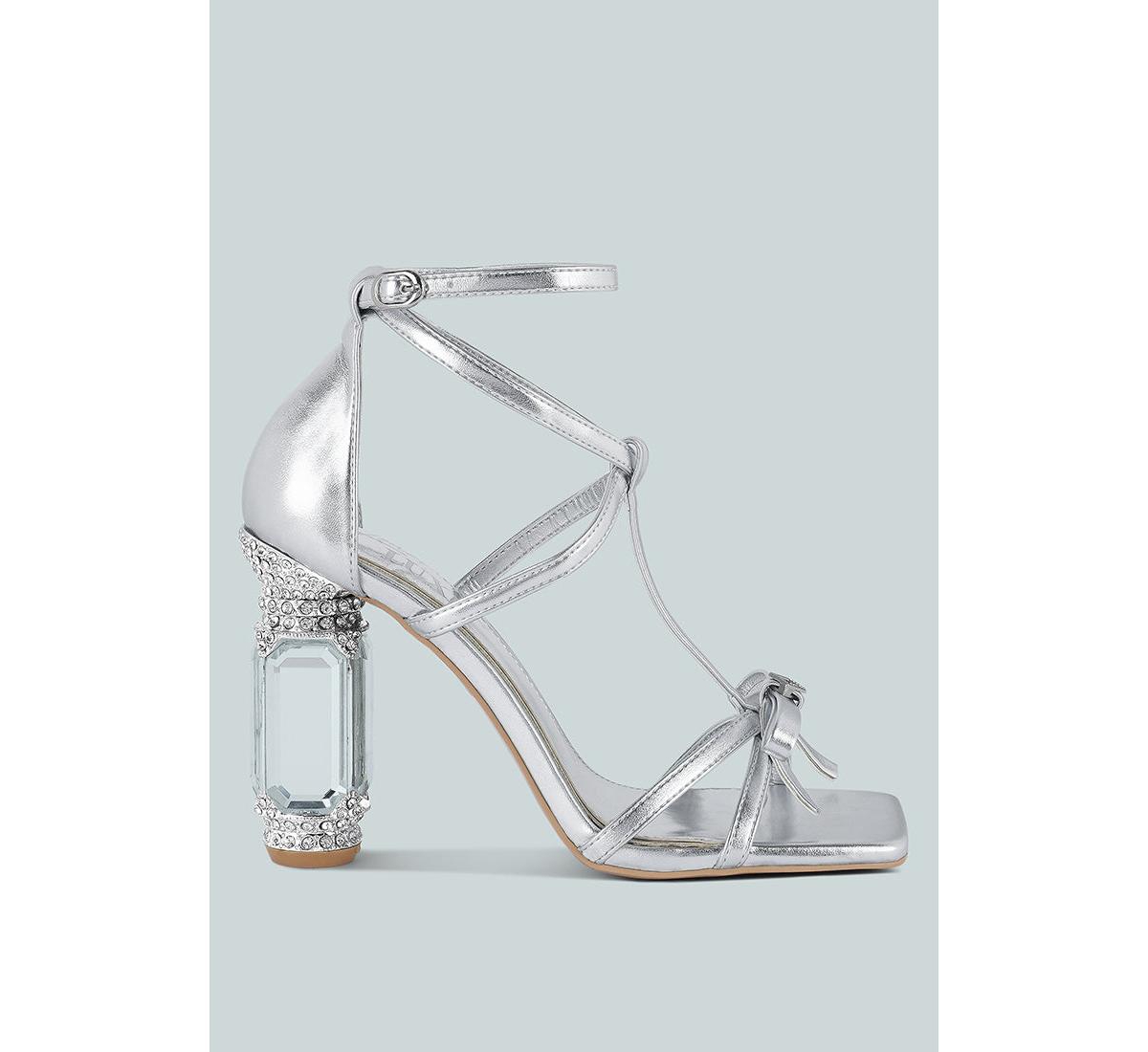 London Rag Affluence Jeweled High Heel Sandals
