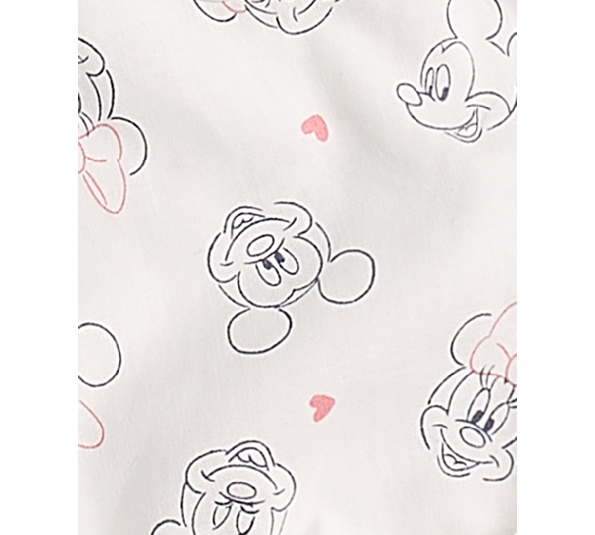 Shop Disney Baby Minnie & Mickey Mouse Printed Tank Top & Shorts, 2 Piece Set In White