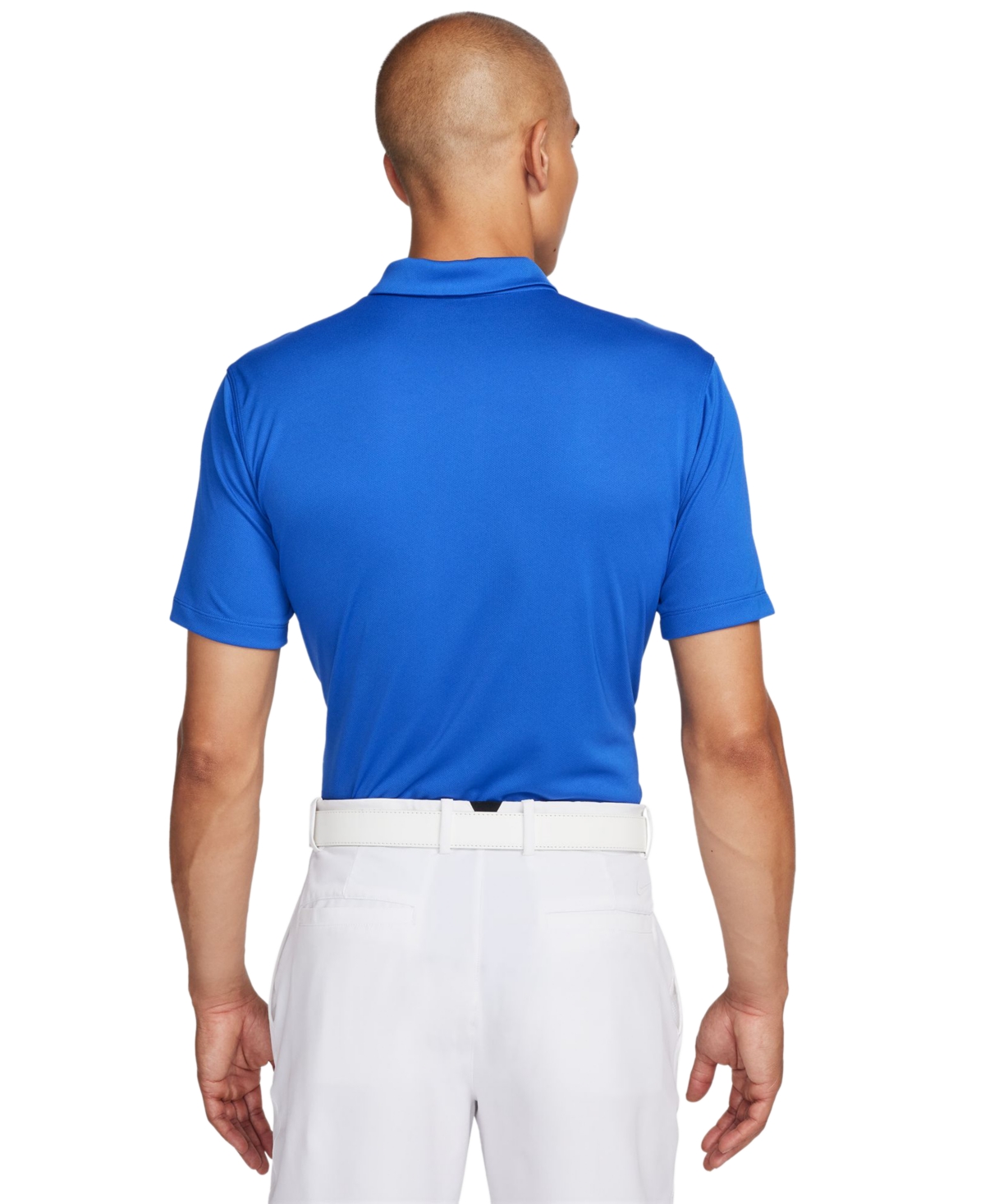 Nike Men's Relaxed Fit Core Dri-fit Short Sleeve Golf Polo Shirt -white