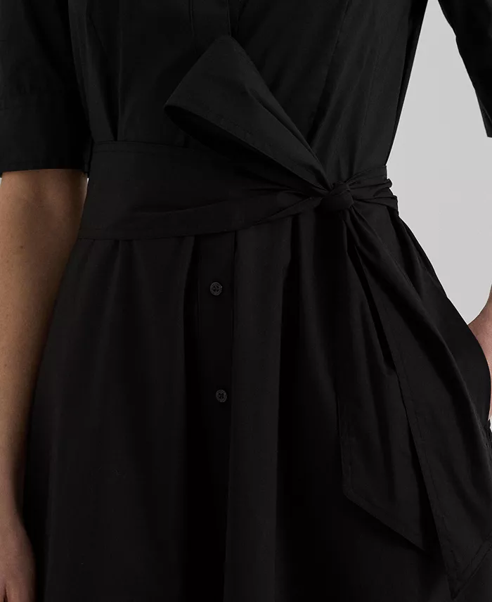 Women's Cotton Shirtdress - thumbnail 4